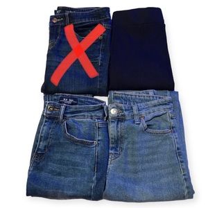 28. SALE! 2x HOST PICK 3 PAIRS OF XS/0 Women’s Denim Jeans and Skinny Pants